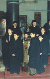 24 Φεβρουαρίου 1991 - Ως Α΄Δομέστικος του Θρόνου με Αρχ. Πρωτ. τον κ. Λεωνίδαν Αστέρην και τα υπόλοιπα μέλη του Δεξιού χορού.